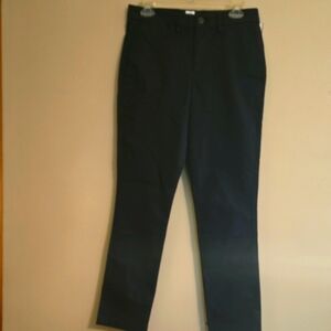 New‎ Gap Men's Size 29x30 Navy Essential Khaki Slim Pants Cotton Spandex Blend